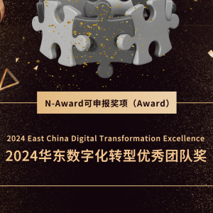 N-Award|2024华东数字化转型优秀团队奖开始申报啦！