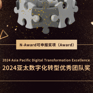 N-Award|2024亚太数字化转型优秀团队奖开始申报啦！